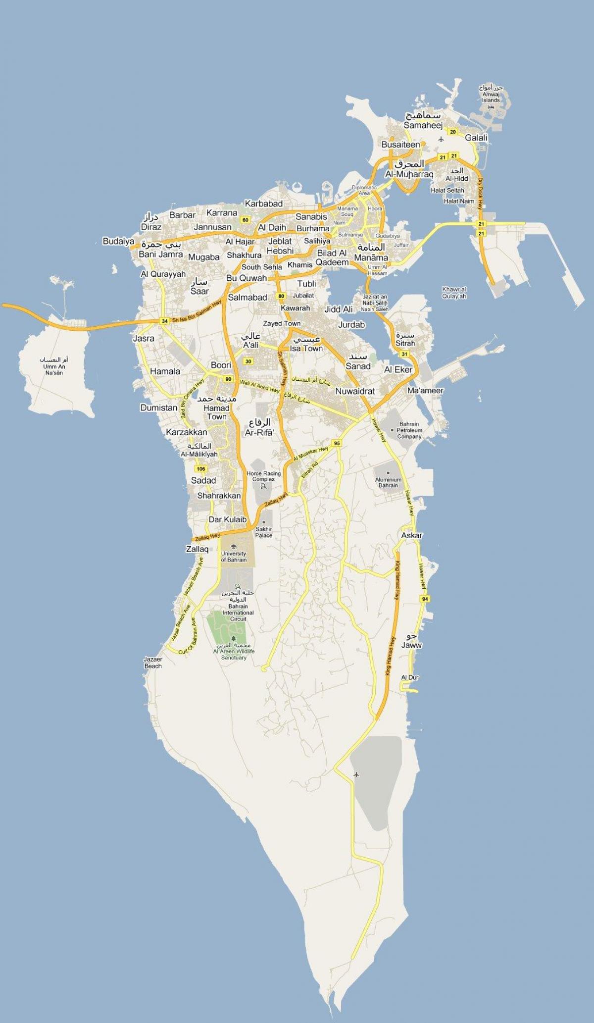 Bahreyn sokak haritası göster 
